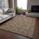 Premium Machine Washable Prisco Brown Rug