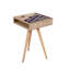 Table de bout à 3 pieds avec rangement