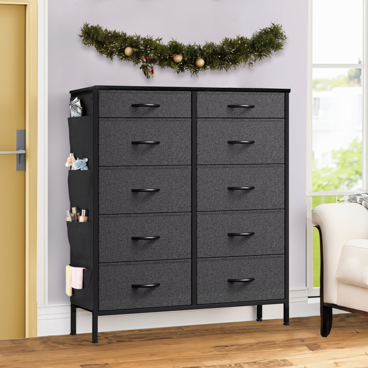 YITAHOME Tall Dresser with 10 Drawers, Furniture Storage Drawer