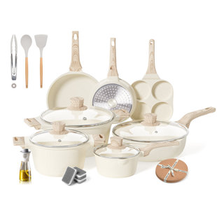 17 - Piece Non-Stick Aluminum Cookware Set