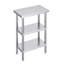 Table de préparation des aliments en acier inoxydable (table basse incluse)