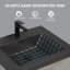 Meuble-lavabo double 72 po avec plateau en quartz Annaleigha