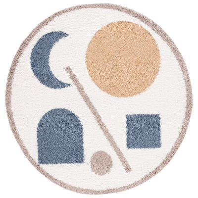 Calico Shag Performance Abstract Rug