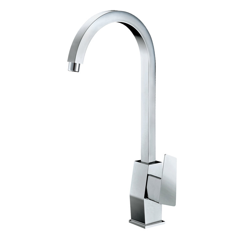 Single-Hole Single-handle Bathroom Faucet, Polished Chrome