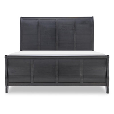 Country Living Sleigh Oak Bed