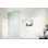 Gaia 34 in. x 58.25 in. Frameless Fluted Single Fixed Bath Panel