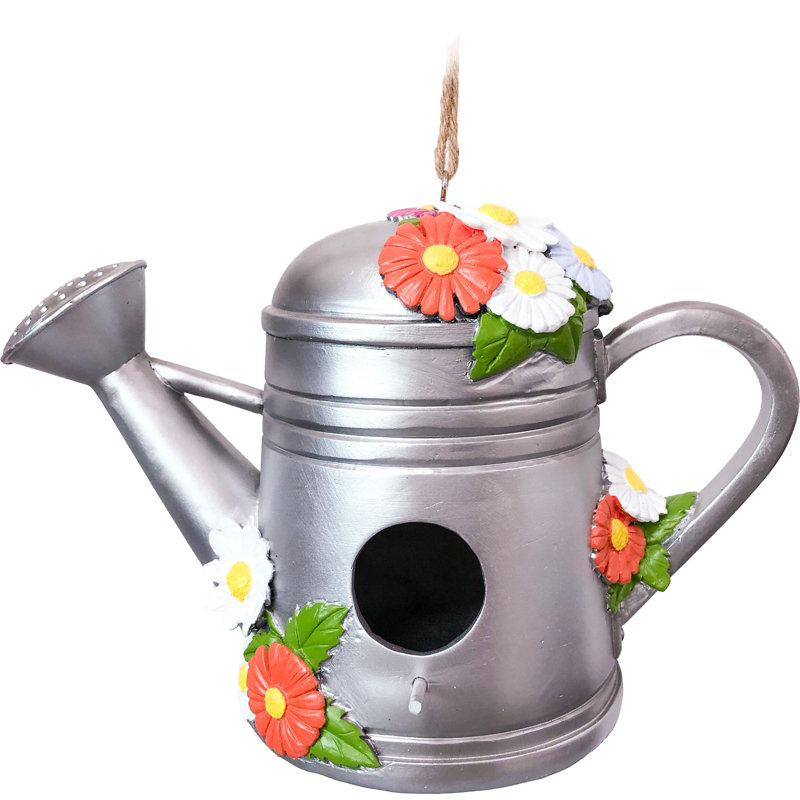 Watering Can 7 in x 5.25 in x 10 in Birdhouse