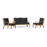 Hadley Outdoor 3 - Piece Conversation Set