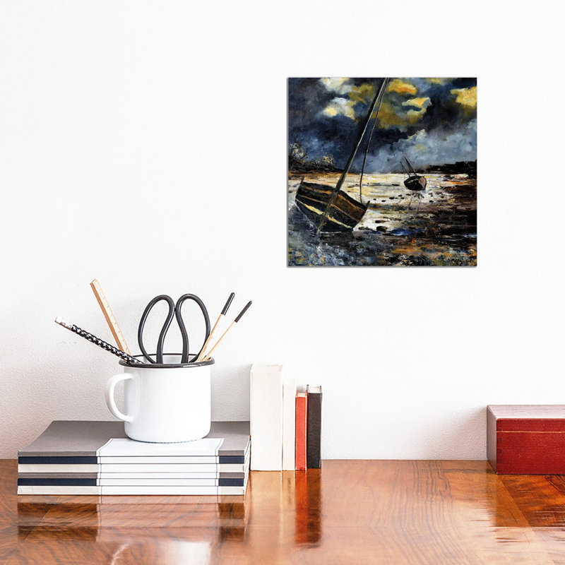 Seascape 78 by Pol Ledent - Wrapped Canvas Painting, 30.48 cm H x 30.48 cm W