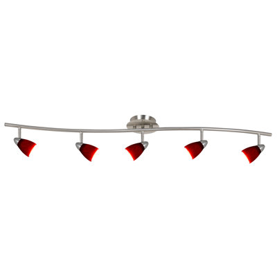 48'' 5 -Light Fixed Track Track Kit with Dimmable and Adjustable Head