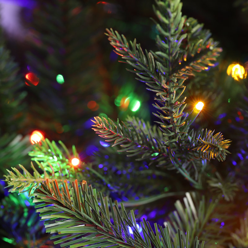 Sapin de Noël artificiel avec lumières Mcdaniel, 7.5'