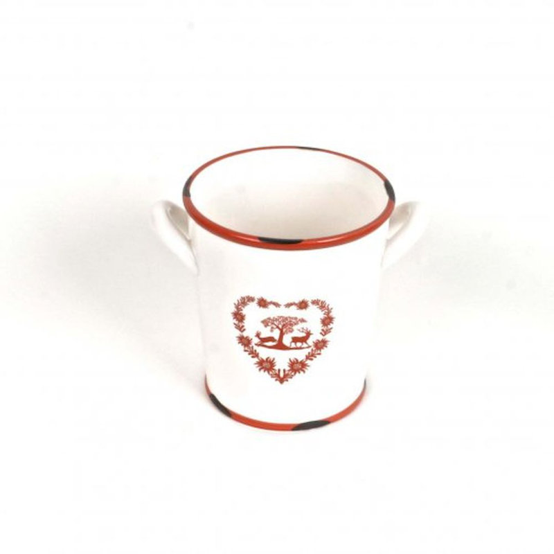 Jaqualon Ceramic Pot Planter, 5" H x 4.6" W x 4.6" D