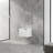White Modern Composable Bathroom Vanity For Big Space Without Sink