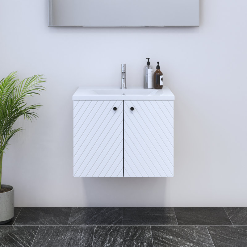 Karaya 23.6'' Single Bathroom Vanity with Top