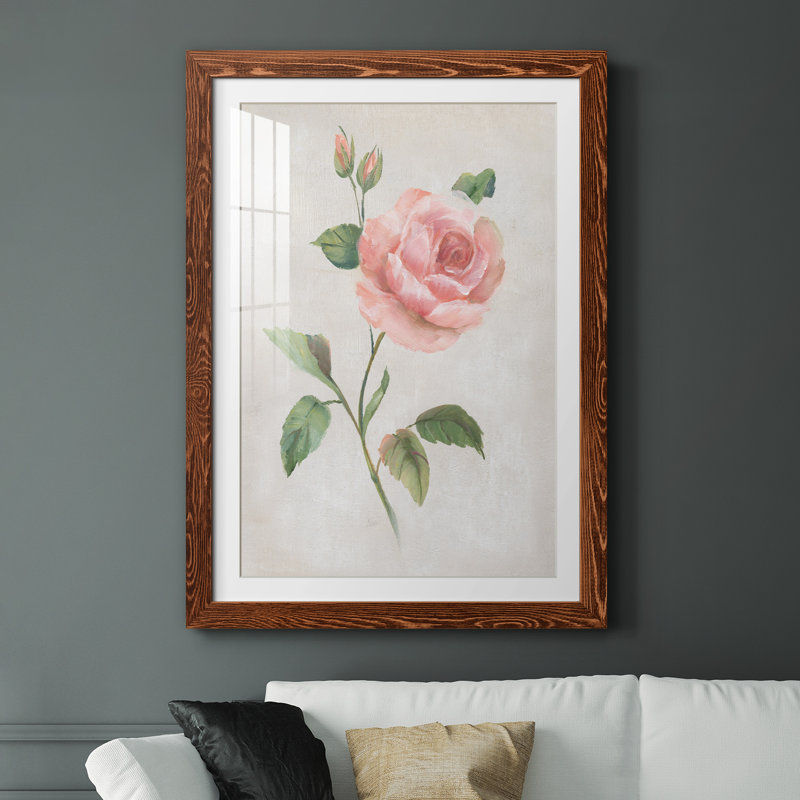 Grandiflora I - peinture encadrée, H 37,5 po x l 27,5 po x P 1,5 po, Érable