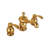 Nantes Ivory Dual Handle Mixer Tap Gold Bathroom Faucet – Elegant Luxury for Your Bathroom
