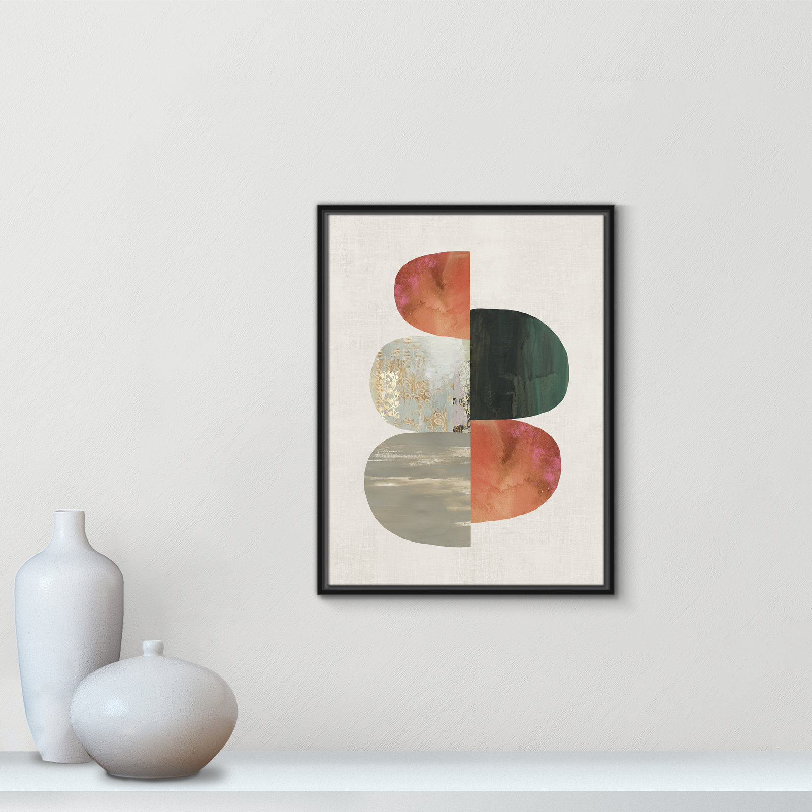 Evolving Energy II by Tom Reeves - Print, Framed Canvas, 25.5" H x 19.5" W, Black