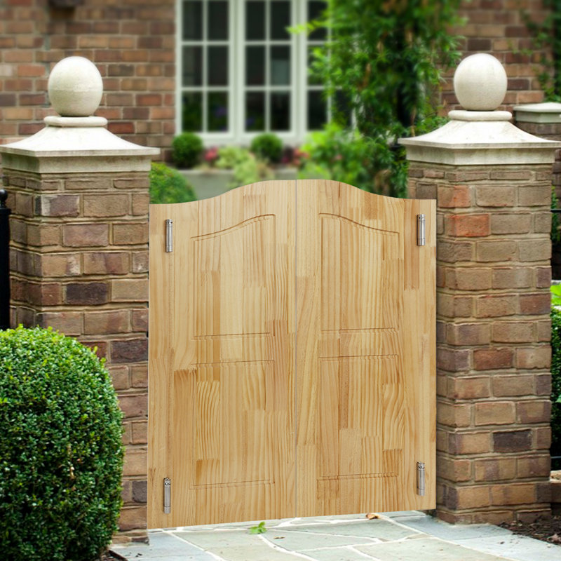 Solid Wood Paneled Café / Saloon Door, Brown