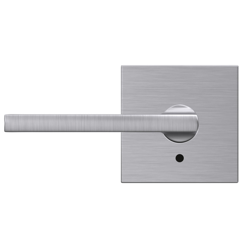 Custom Latitude Non-Turning Lever with Collins Trim, Satin Chrome