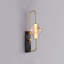 Luminaire mural DEL en verre ambre Ribber