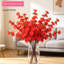 10 pièces de 25,6 po de long, fleurs artificielles, pêche, décoration de salon (ensemble de 10)-580801415