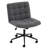 Modern Office Chairs with Wheels, Wide Seat Armless Swivel Task Chair for Home Office-2147446616