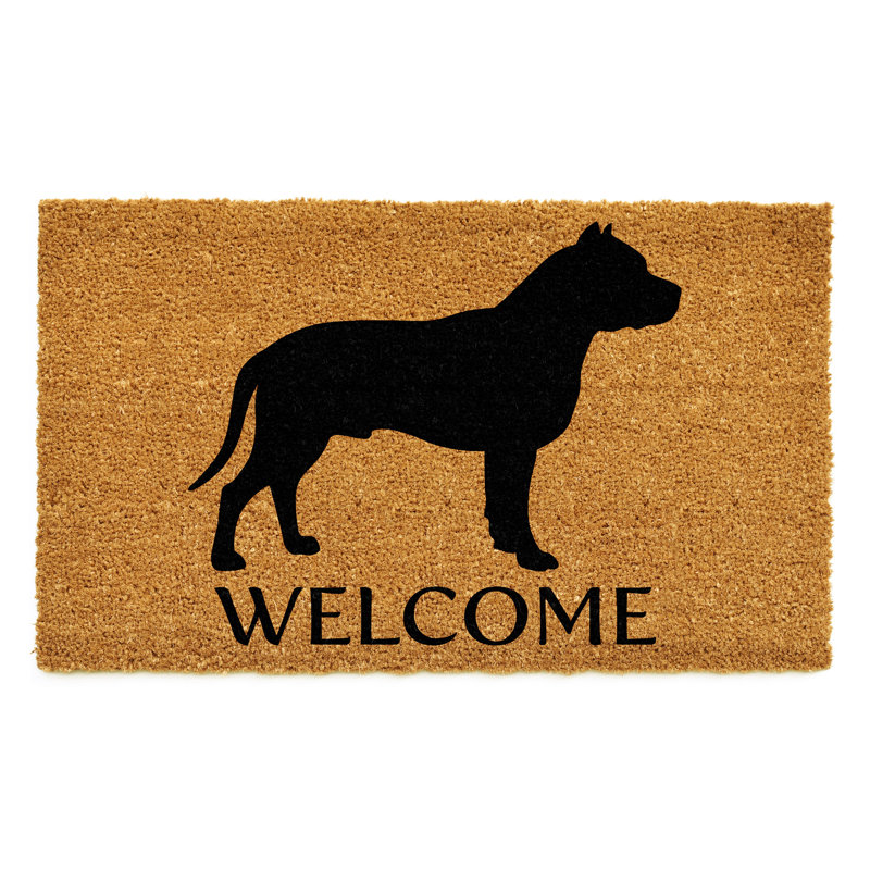 Tapis d'intérieur antidérapant Staffordshire Bull Terrier, l 24 po x L 36 po