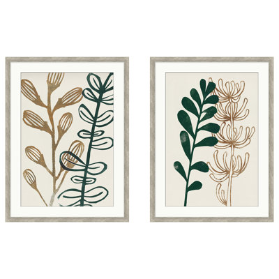 Earthtone Botanical S2 Print