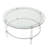Lower Vobster Coffee Table Clear Tempered Glass Round Coffee Table 35.50" D x 35.50" W x 18.00" H