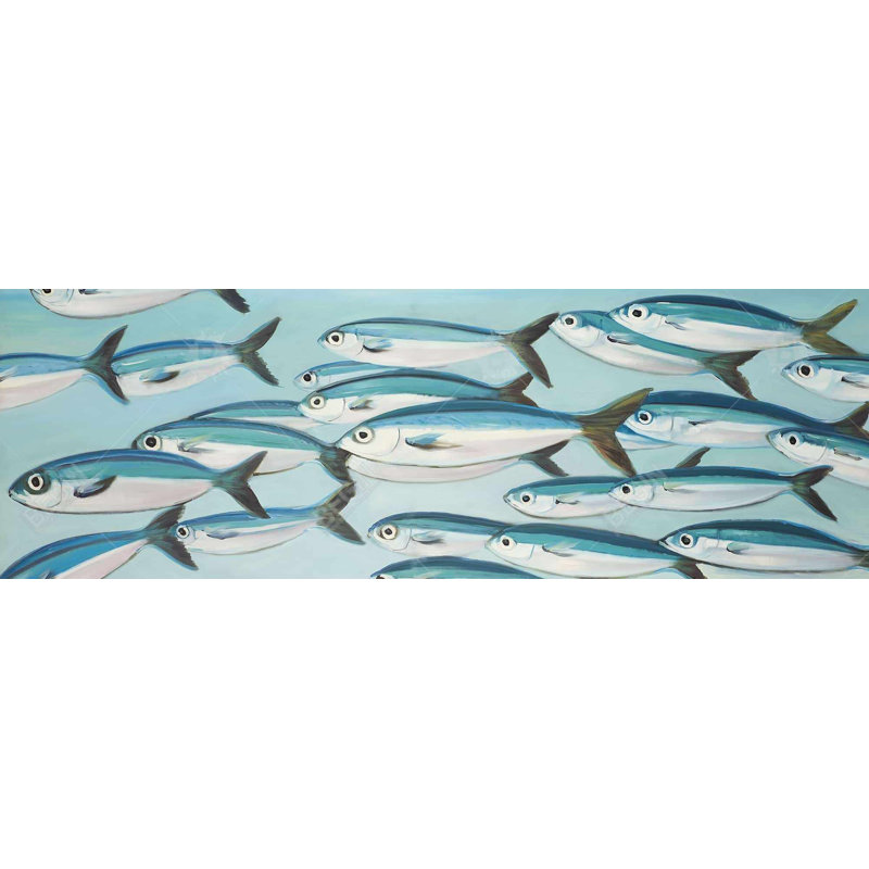 "Petit poisson de Caesio Caerulaurea" sur toile, H 20 po x l 60 po