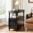Solid Wood 2-Drawer End Table with Fluted Detailing-1108984142-1109324732