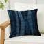Coussin décoratif à carreaux brun intérieur et extérieur-115218569-115218607