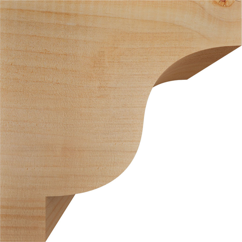 Newport Corbel, H 8 po x l 5,5 po x P 8 po, Sapin de Douglas, Lisse