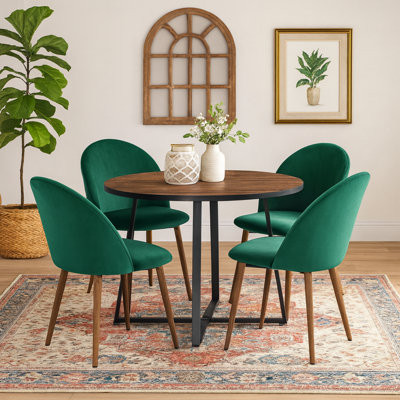 Ensemble de salle à manger 4 personnes avec table et chaises pour la cuisine ou la salle à manger