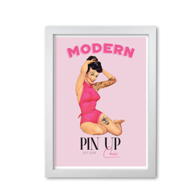 Modern Pin Up Girl - Print
