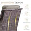 Ensemble de conversation de chaises berçantes pivotantes multiples pour l'extérieur avec table de foyer en osier-275966714-275966715