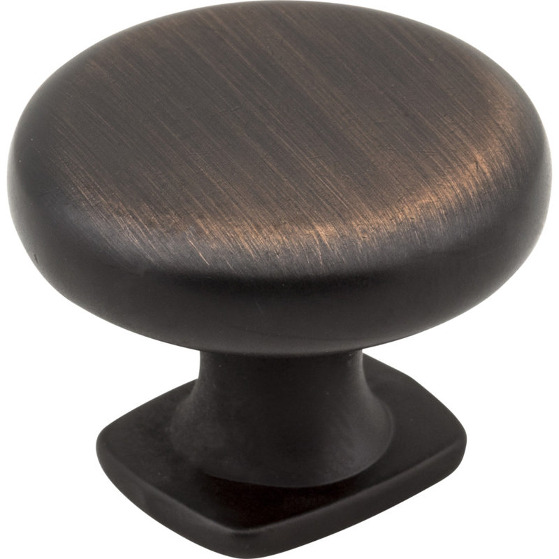 Belcastel I 1 3/8" Diameter Mushroom Knob, Brushed Oil Rubbed Bronze