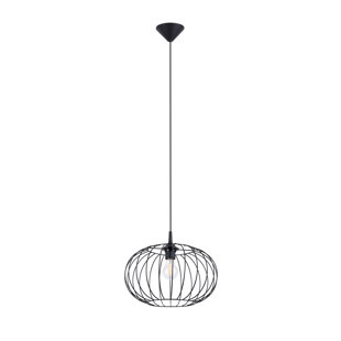 Tsuno 1 - Light Black Drum Pendant
