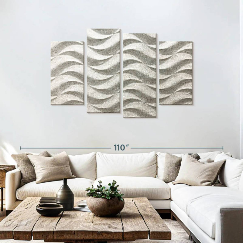 Avery Wave Pattern, 48" H x 75" W
