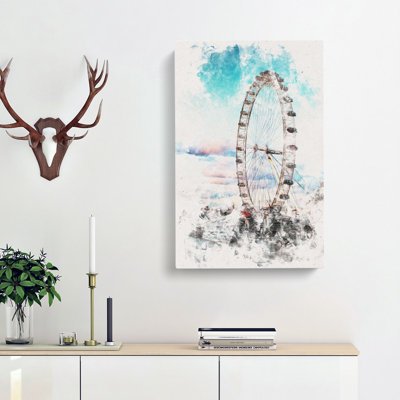 The London Eye - Wrapped Canvas