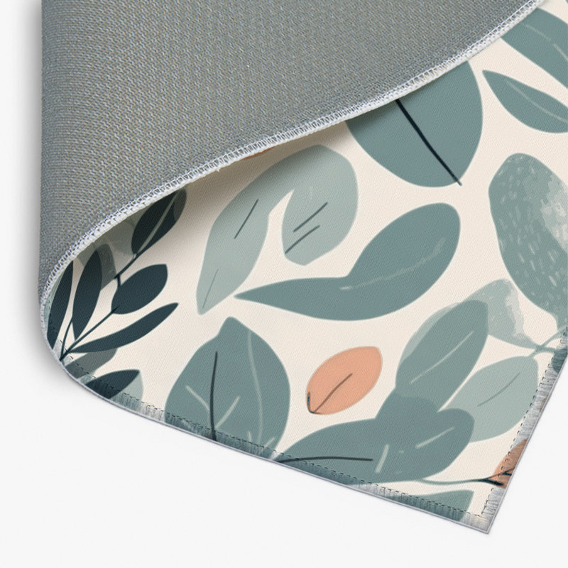 Tapis intérieur et extérieur Blush Meadow, Rectangulaire 3 pi x 5 pi