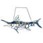 Panneau de vitrail Swordfish