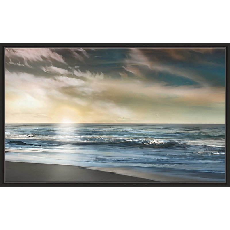 «The Promise», reproduction, H 39,5 po x l 63,5 po x P 2 po, Cadre flottant noir