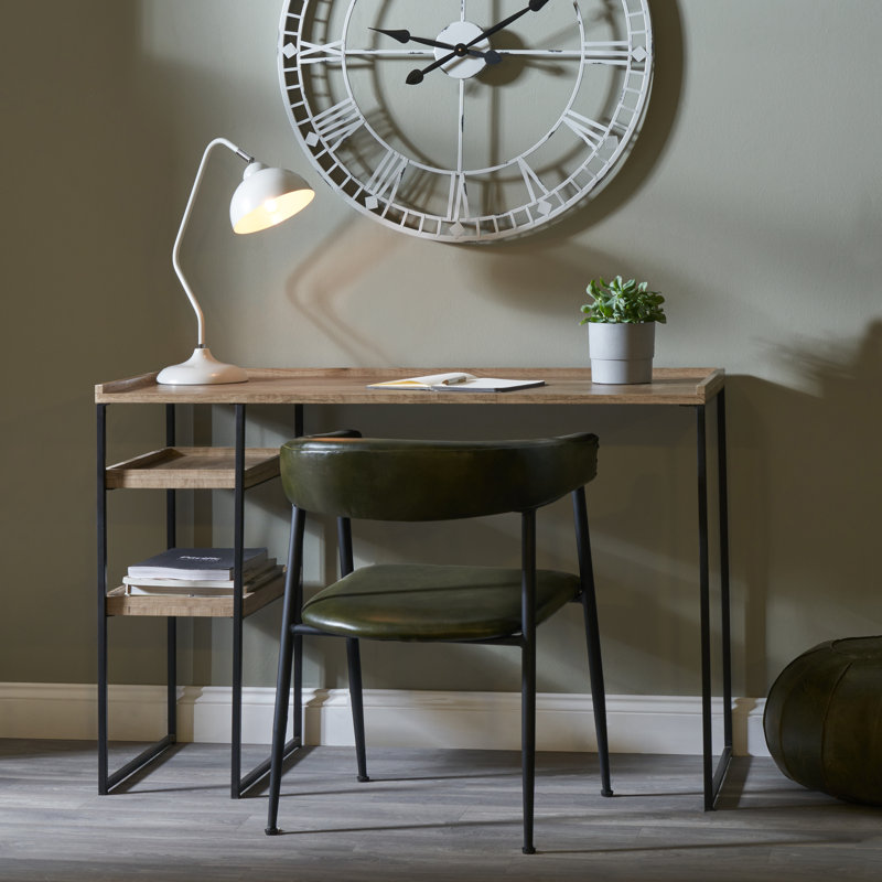Andrica Metal Base Writing Desk
