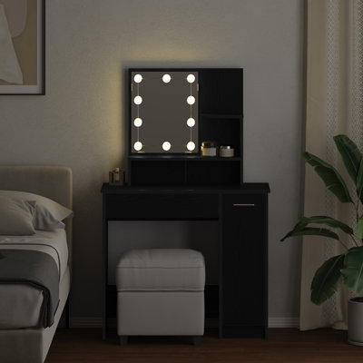 Dressing Table with Mirror and Storage Included