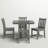 Traditional Garden 5-Piece Farmhouse Trestle Dining Set-50288618