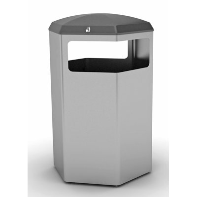 HexBin Recycling Bin with Side Opening