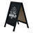 40" X 20" Chalkboard With Chalk And Eraser - Weathered-414863729