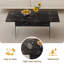 Table basse moderne à plateau relevable en faux marbre avec compartiment caché-112495811
