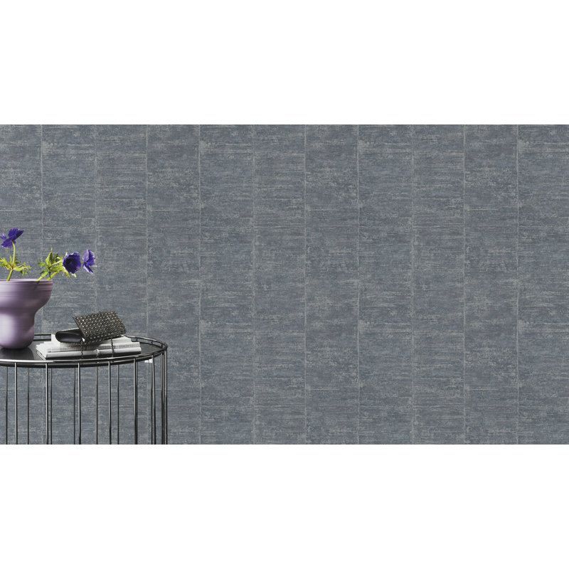 Rouleau de papier peint L 33 pi x l 20,9 po, Denim